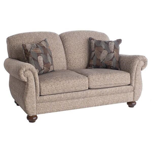 Flexsteel Winston Love Seat with Bun Feet Darvin Furniture Love Seat